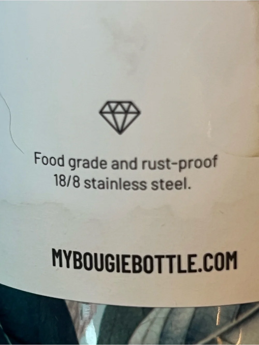 Bougie double walled insulated water bottle/Rainforest Trust/wild creatures/25oz
